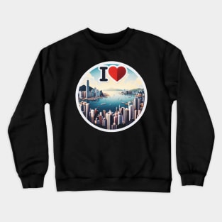 I Love Hong Kong Crewneck Sweatshirt